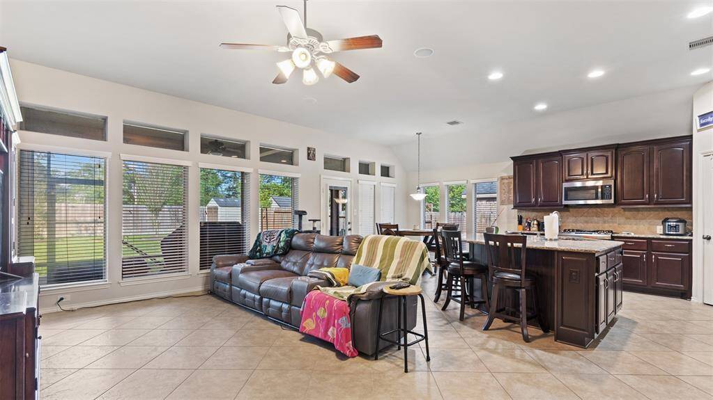Living open to Kitchen
