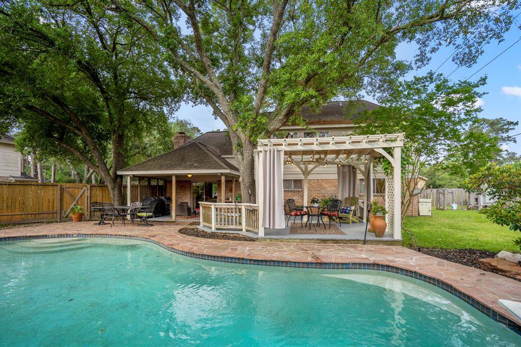 Pool and gazebo