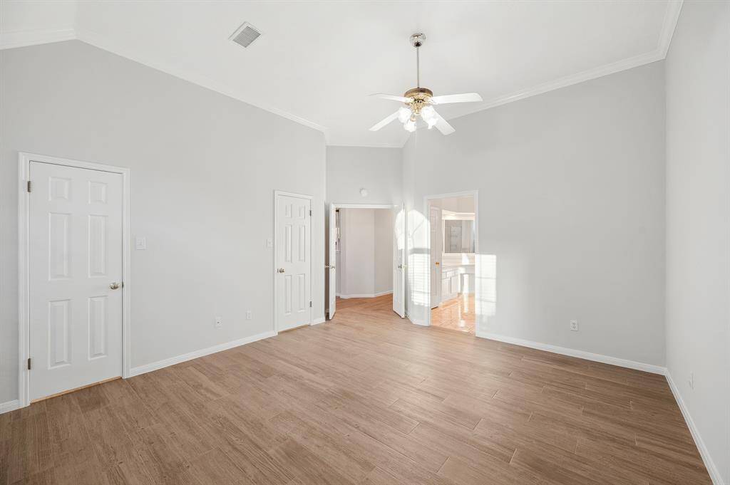 Another view of the master bedroom