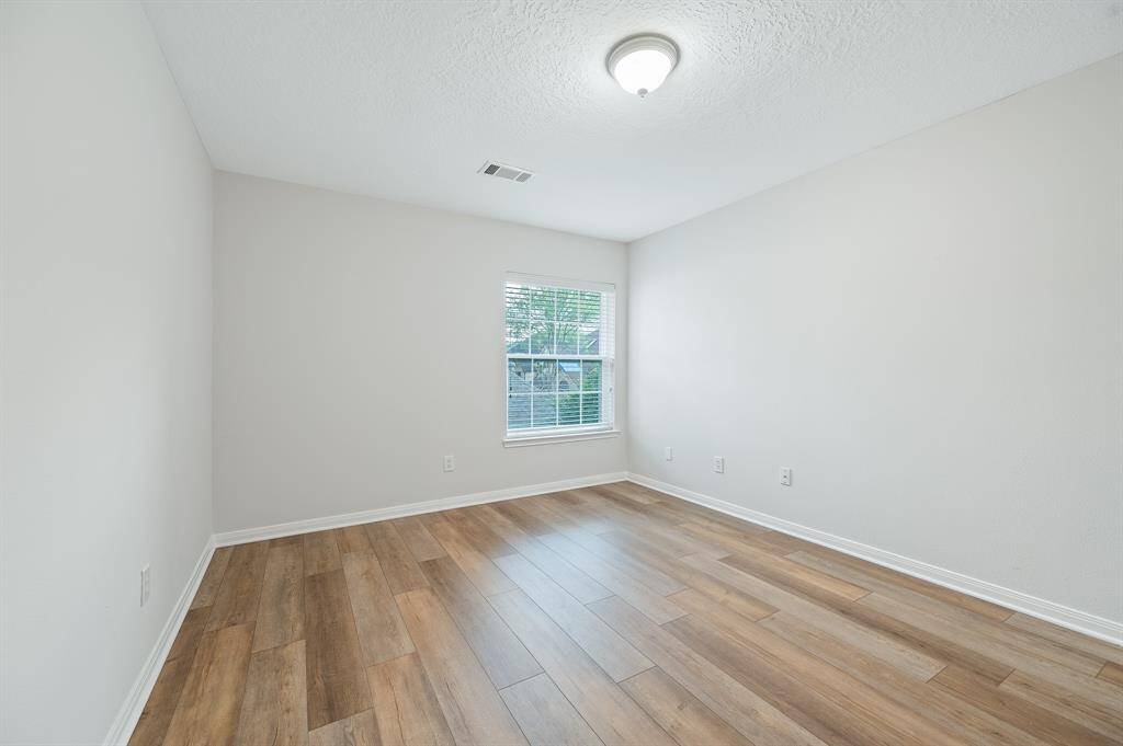 One of two upstairs bedrooms.