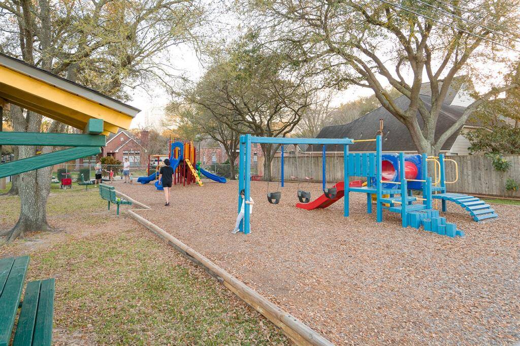 Nearby playground for all ages.