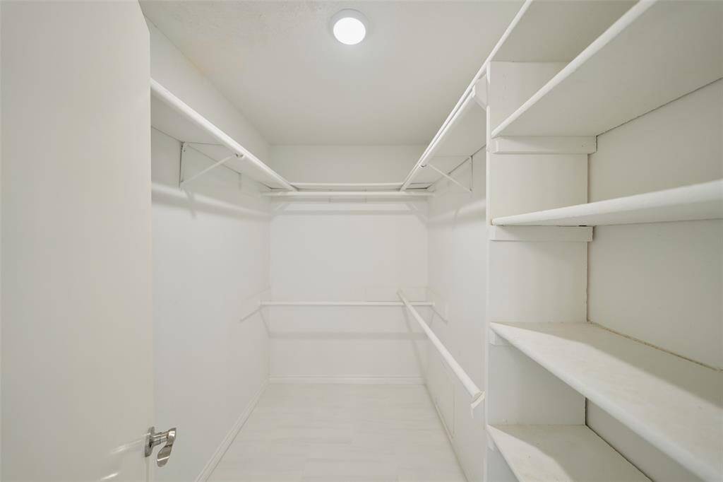 Spacious Master Closet!