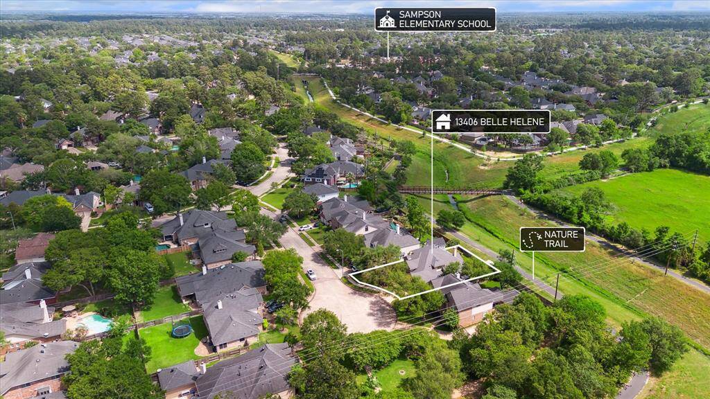 This property offers access to scenic nature trails, leading to the local elementary school, soccer fields, and a vibrant neighborhood pool and clubhouse.