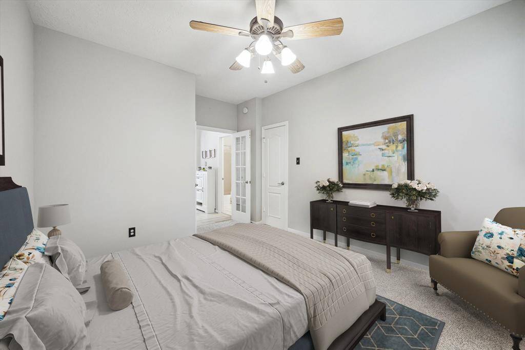 Ideal downstairs second bedroom, perfect for guests or a nursery * virtually staged.