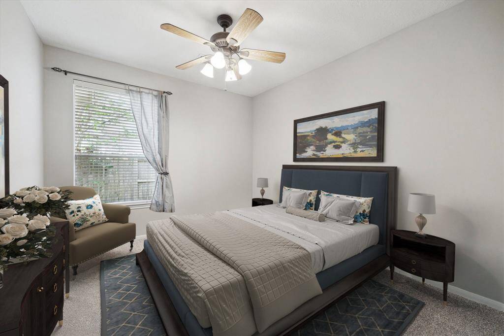 Ideal downstairs second bedroom, perfect for guests or a nursery * virtually staged.