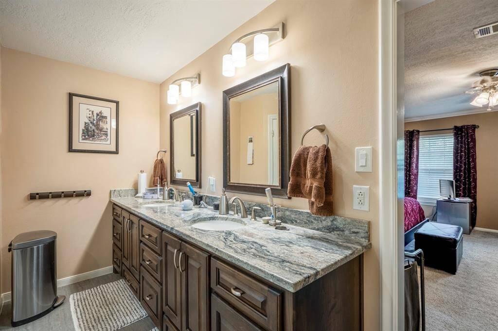 Roomy enough for both people to get ready at the same time, if needed.