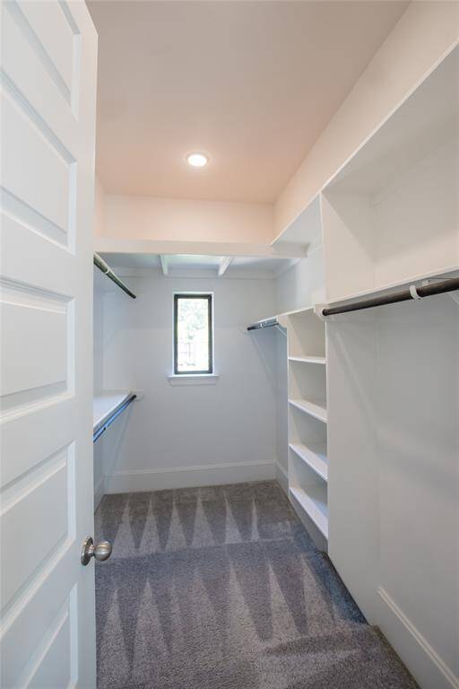 Primary walk in closet