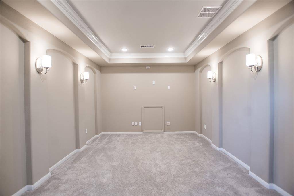 Bonus theater room off the game room upstairs