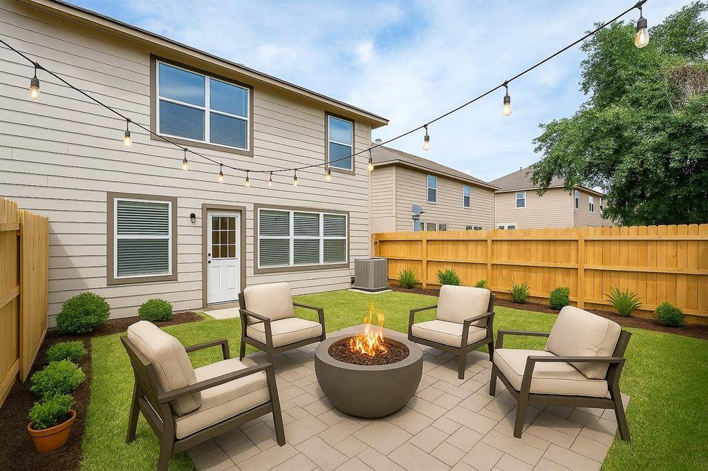 virtually stage backyard oasis