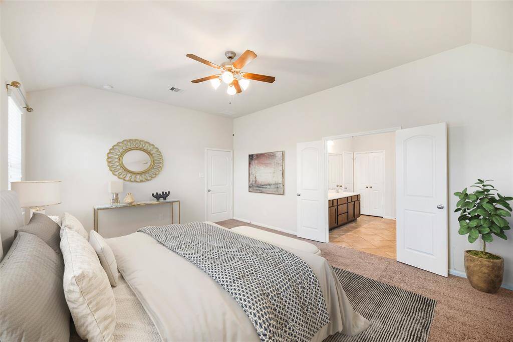 For reference, the primary bedroom has been virtually staged to showcase its full potential and functionality.
