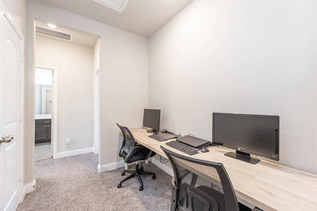 Upstairs functional area.
