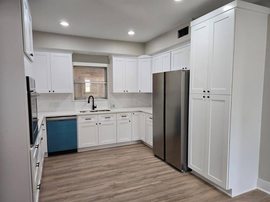 Wonderfully updated kitchen.