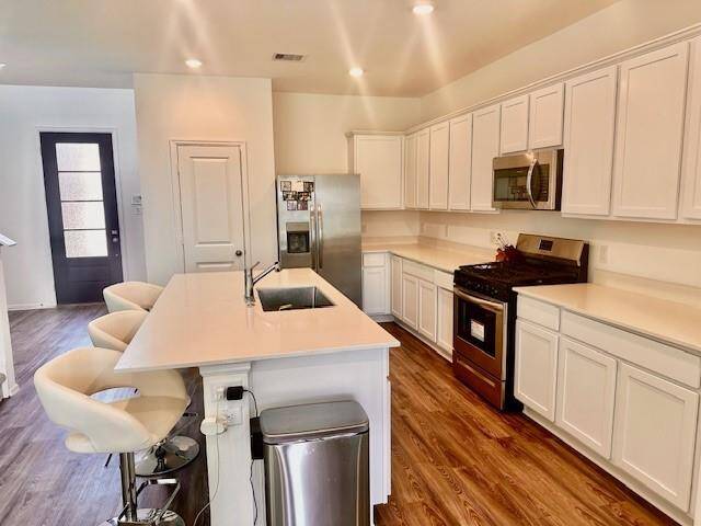 Kitchen view-gas stove
