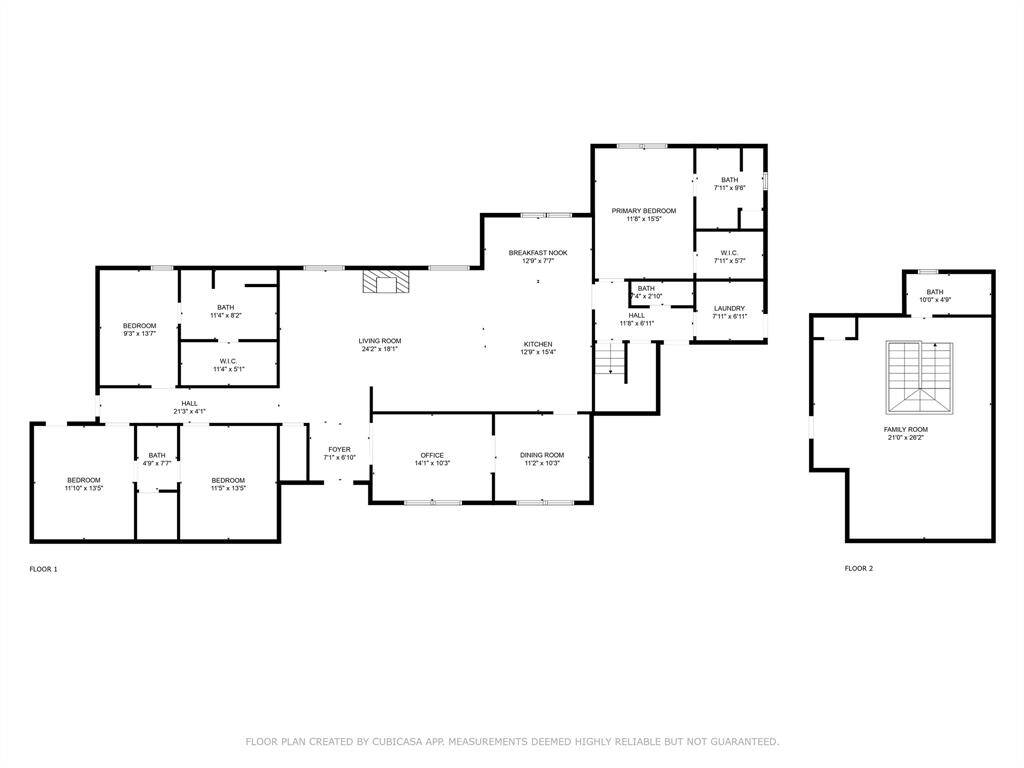 1st and 2nd floor layout together