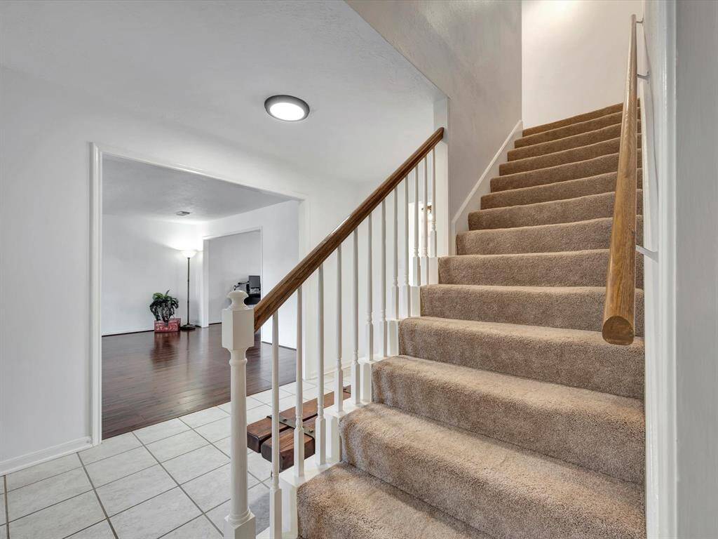 Heading upstairs...