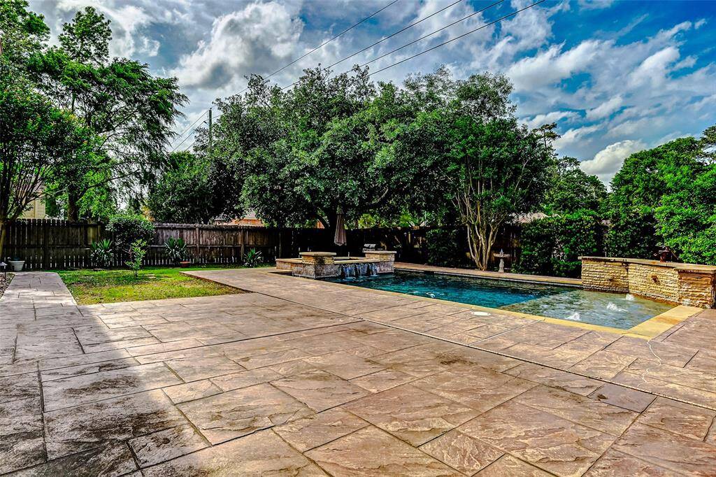 Plenty of room to enjoy this backyard oasis.