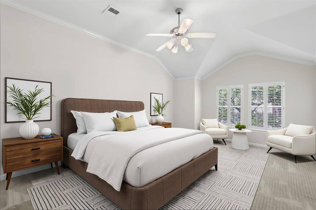Primary bedroom *Virtually staged