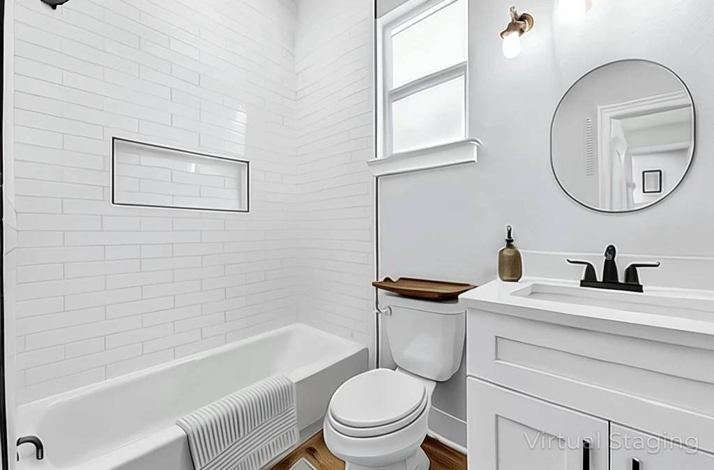 Practical meets tasteful in this beautifully finished secondary bathroom, ideal for both daily use and guest comfort.