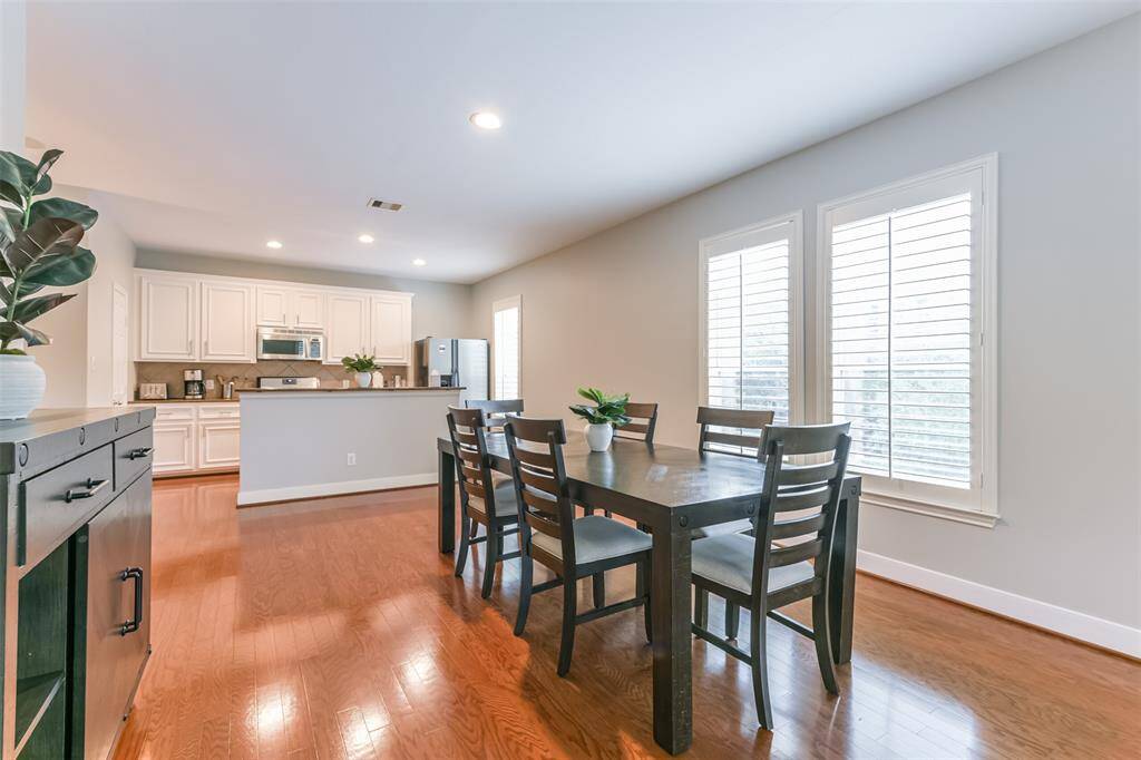 Dining Room opens to Kitchen