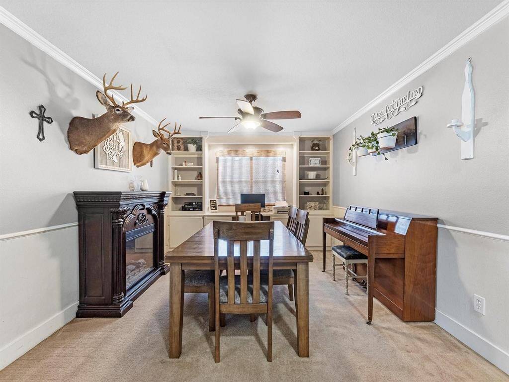 Formal dining room.