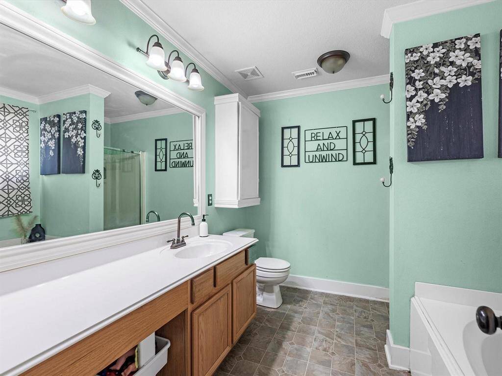 Large bathroom.