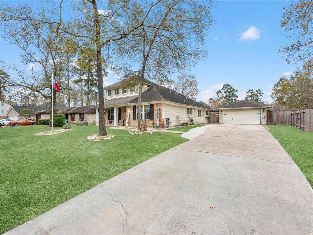 Huge drive way