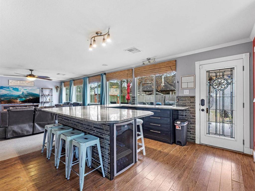 Another view of kitchen area .