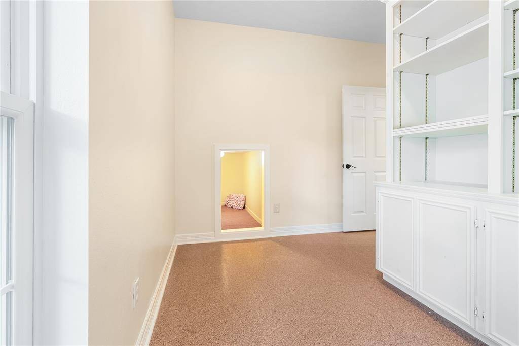 UNIQUE NOOK ENTRANCE DESIGNED JUST FOR KIDS—THIS WHIMSICAL MINI DOOR LEADS TO A COZY HIDEAWAY, PERFECT FOR READING, PLAYING, OR STORING TOYS.