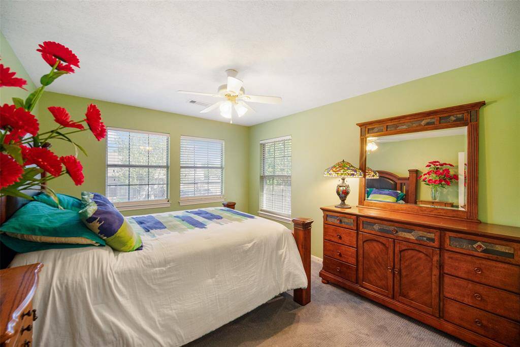 Natural light pours in through the windows, creating a bright and warm space.