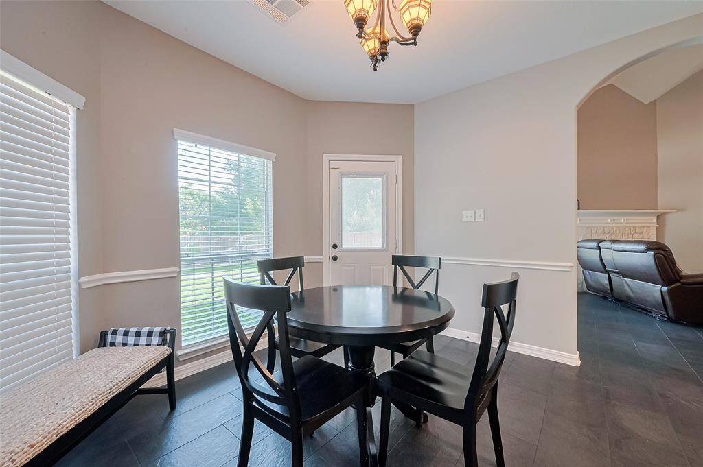 Breakfast nook.
