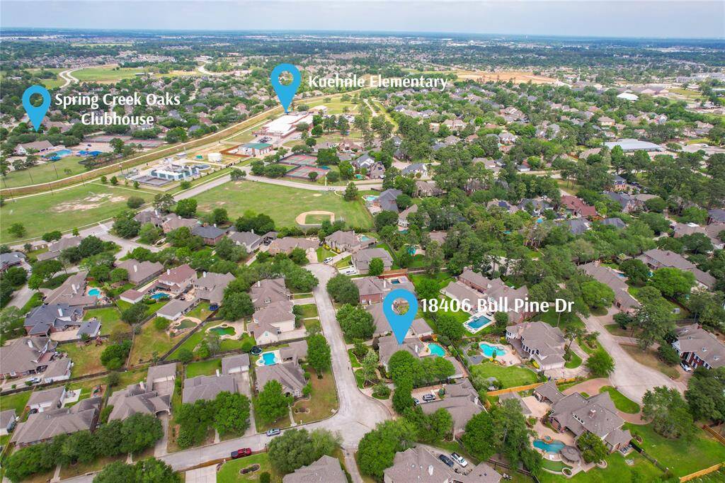 The perfect blend of convenience and community. This home is ideally located with easy access to nearby amenities, including the Spring Creek Oaks Clubhouse and Kuehnle Elementary. Surrounded by green spaces and in a family-friendly neighborhood, it offers everything you need for a comfortable, connected lifestyle.