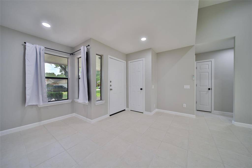 Enter into the light and airy open space.