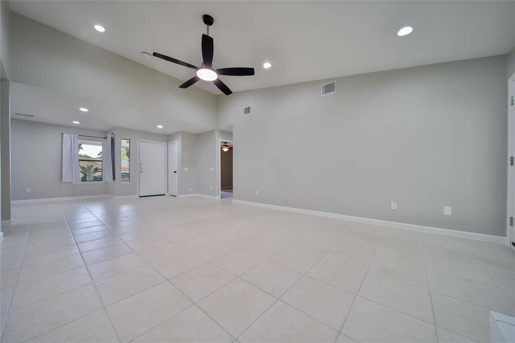 The open space makes entertaining a breeze.