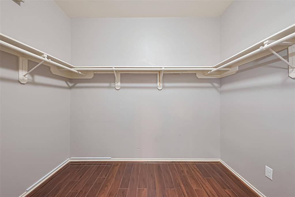 Primary closet