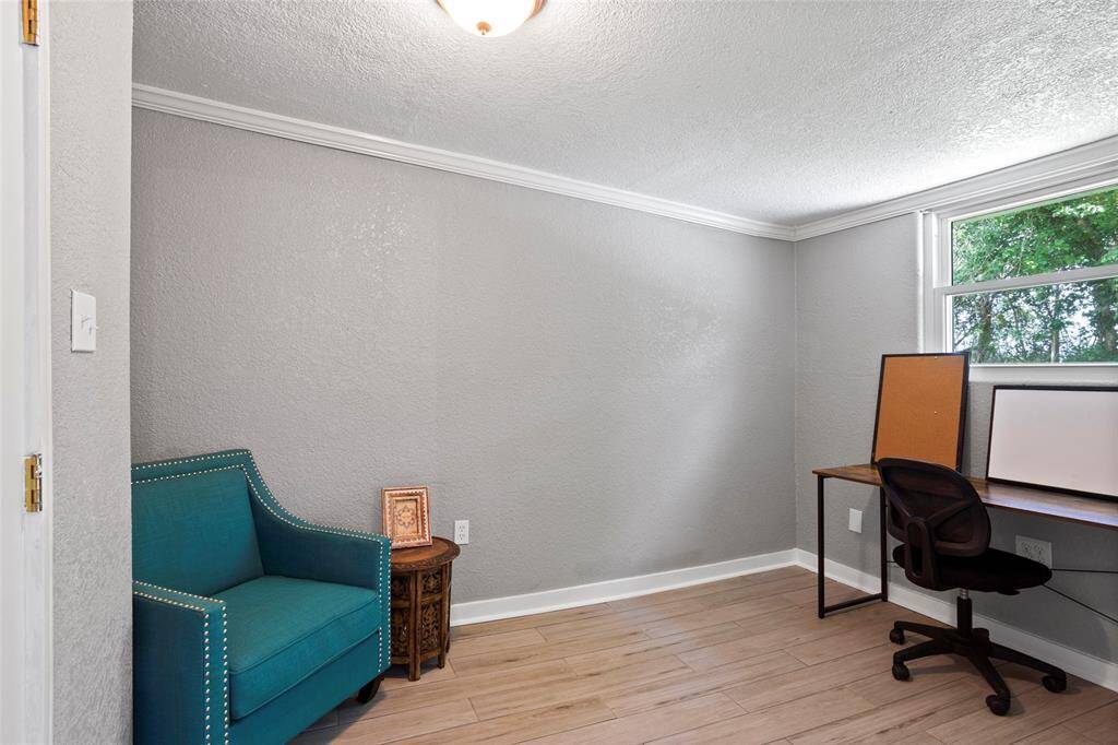 Additional room off the flex room staged as an office! Again, can be used as an additional bedroom or whatever you need!
