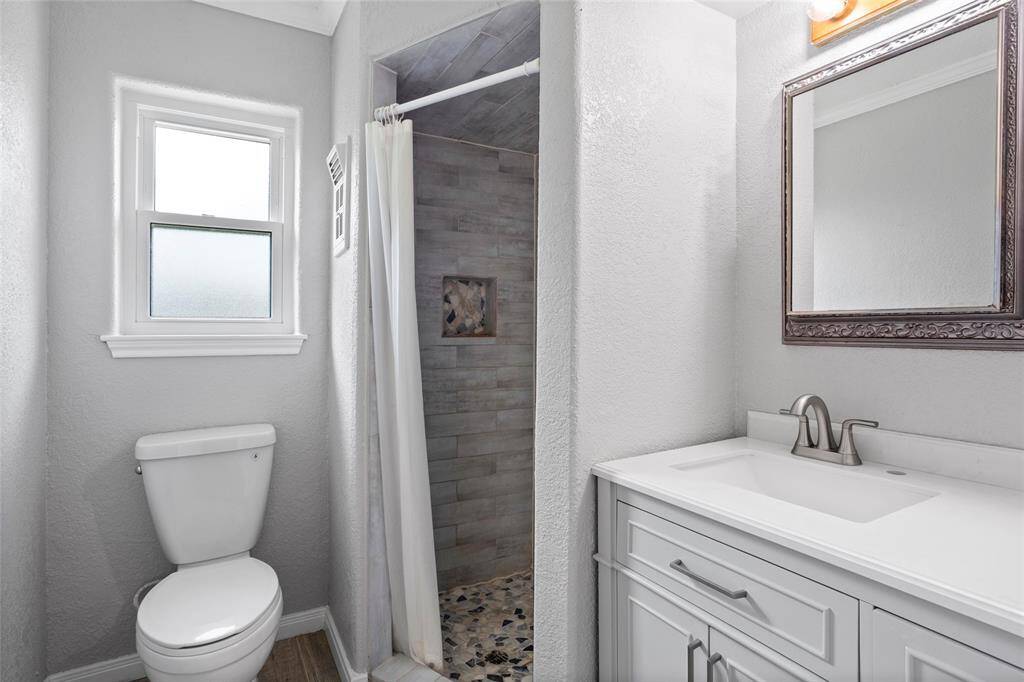 Primary bathroom.