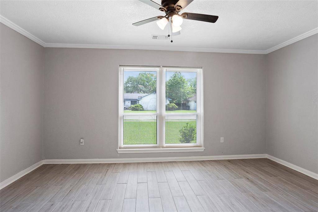 Bedroom two is a great size with a walk-in closet as well.