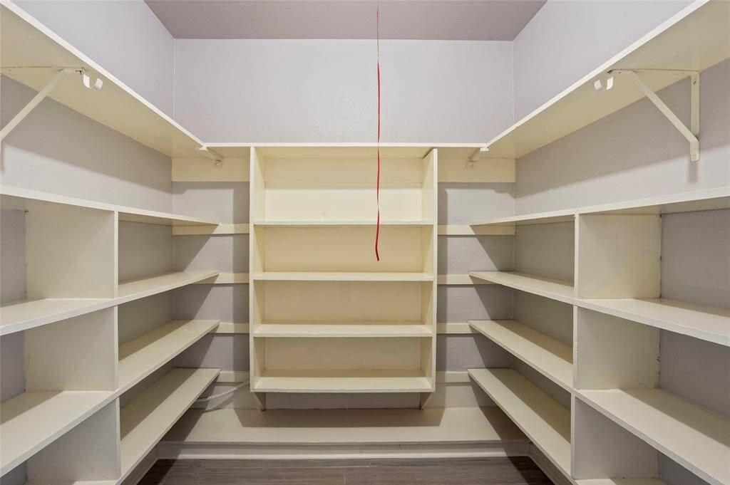 Walk-in hall closet!