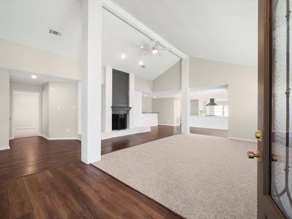 Large Open Floor Plan; Wood Burning Fire Place