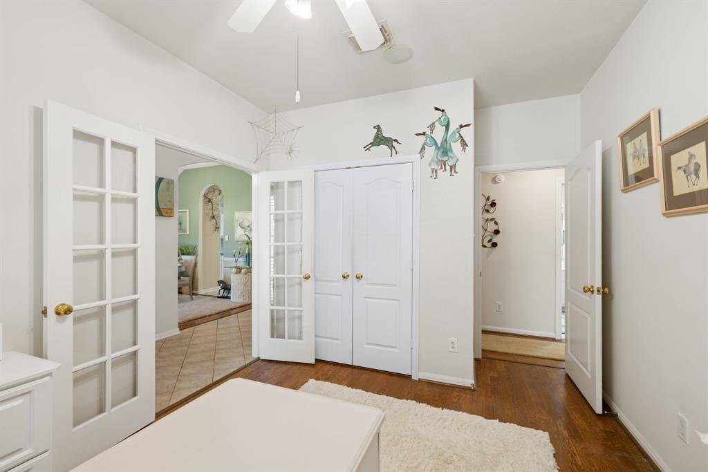 Two entries to the office.  This could become a fourth bedroom if needed.