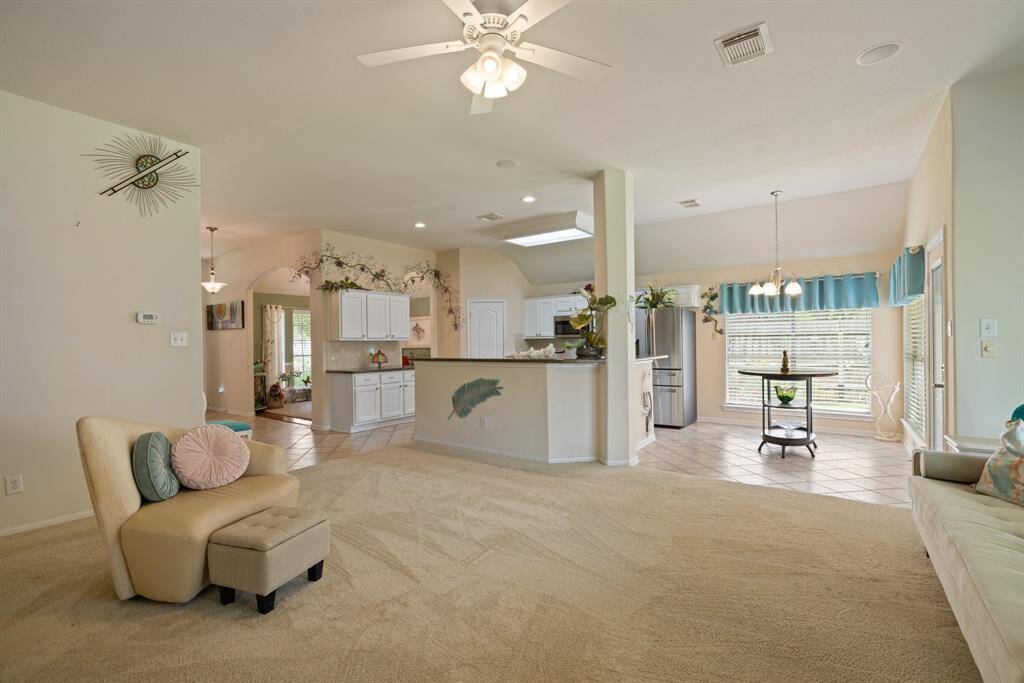 Another view of the open concept.