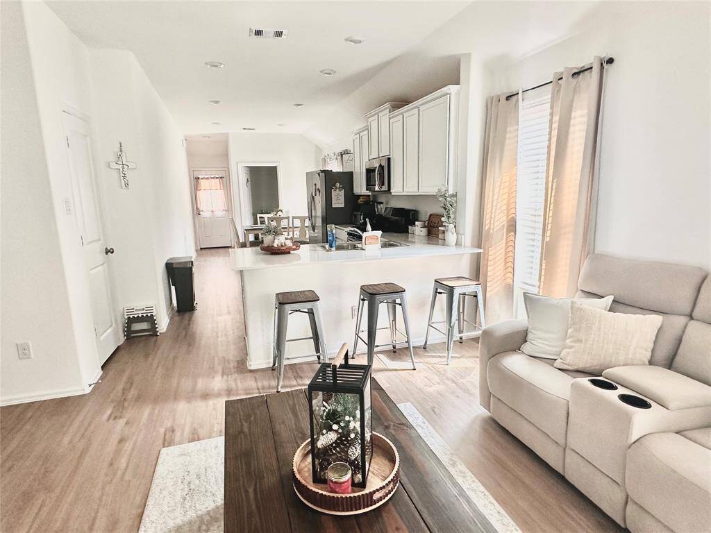 With furniture