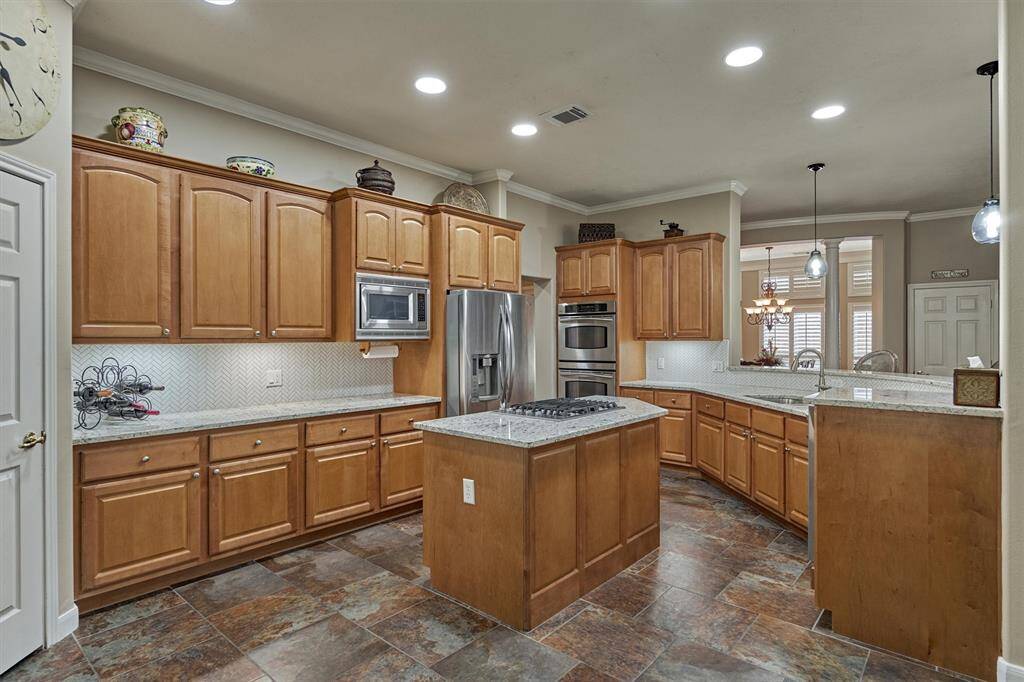 This stunning kitchen has been recently remodeled to perfection.