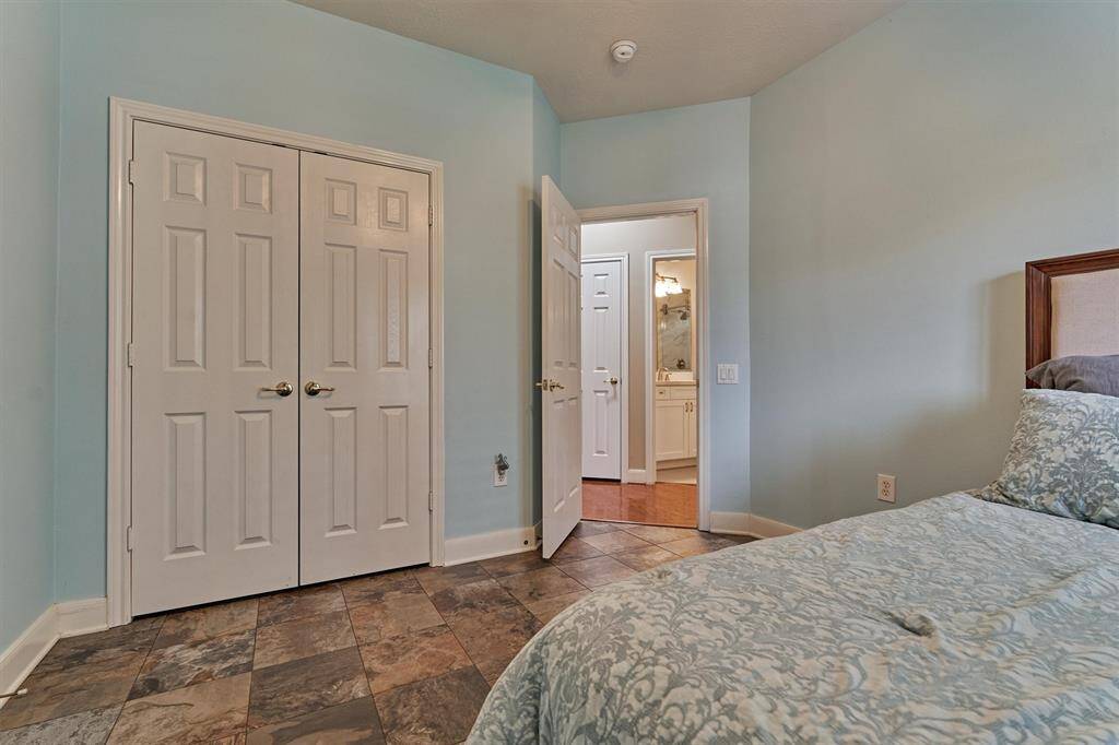 The first of the two secondary bedrooms.
