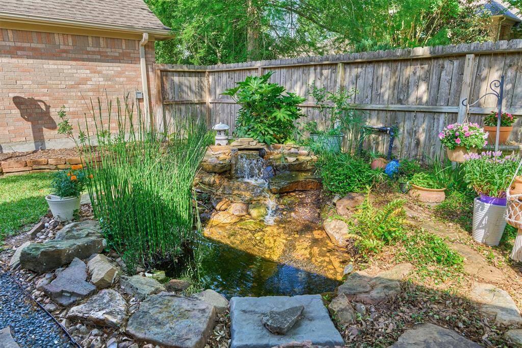 The sound produced by the water feature is incredibly soothing.