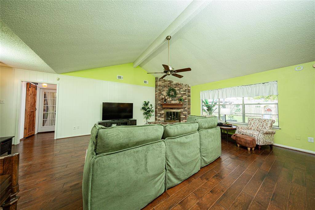 Large windows provide plenty of natural light.