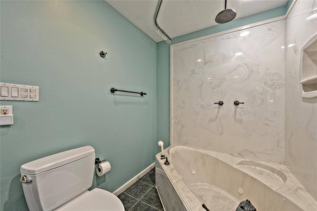 Primary Bath with large soaking tub and shower