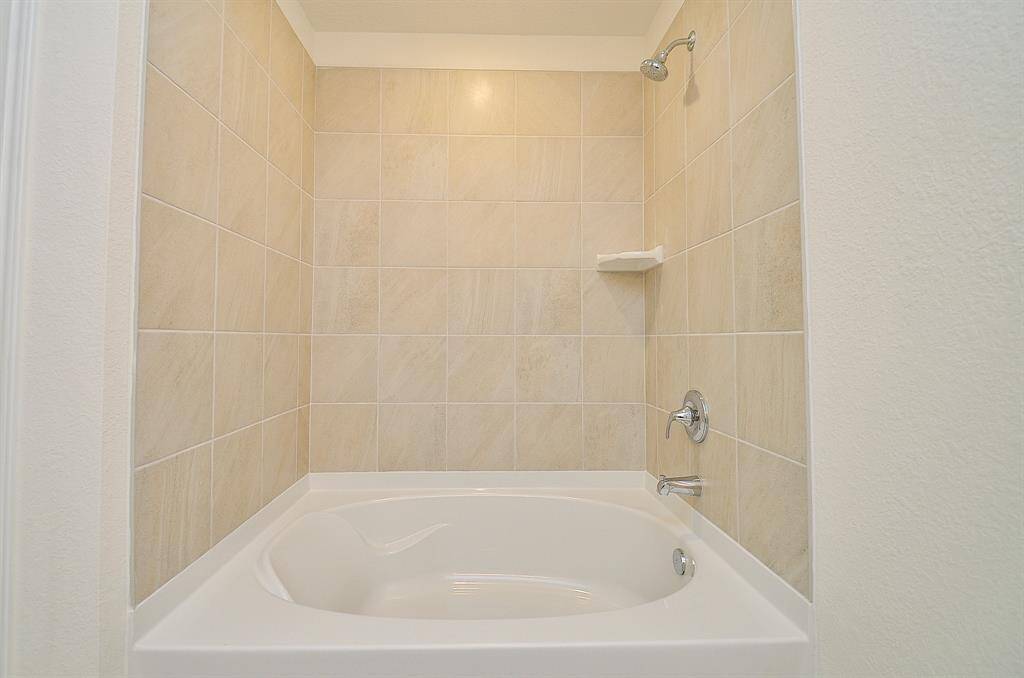 The Primary Bath Tub/Shower combo.