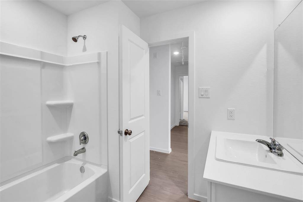 Pics are not of actual home.  They are a representative of a home of the same floor plan