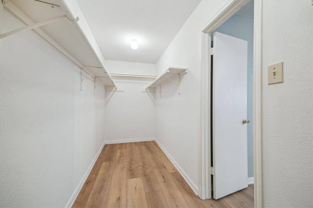 Large primary closet